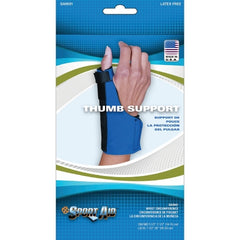 Scott Specialties Thumb Support Sport-Aid™ Adult Large / X-Large Hook and Loop Strap Closure Blue