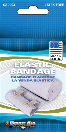 Scott Specialties Elastic Bandage Sport Aid™ 2 Inch Width Standard Compression Clip Detached Closure Tan NonSterile