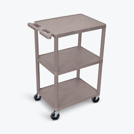 Luxor Utility Cart 43 Inch Gray 16-1/4 Inch Spacing