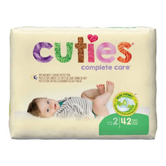 First Quality Unisex Baby Diaper Cuties® Size 2 Disposable Heavy Absorbency - M-699152-1777 - Pack of 1