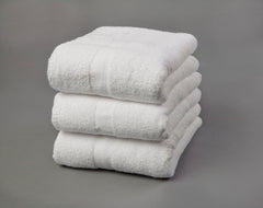 Standard Textile Bath Towel 24 X 48 Inch Cotton White Reusable