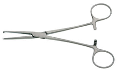 BR Surgical Hemostatic Forceps BR Surgical Kocher 5-1/2 Inch Length Surgical Grade Stainless Steel NonSterile Ratchet Lock Finger Ring Handle Straight Delicate Serrated Tips with 1 X 2 Teeth - M-699842-3112 - Each