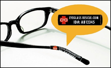 Eyeglass Rescue Identification and Protection Eyeglass Sleeves