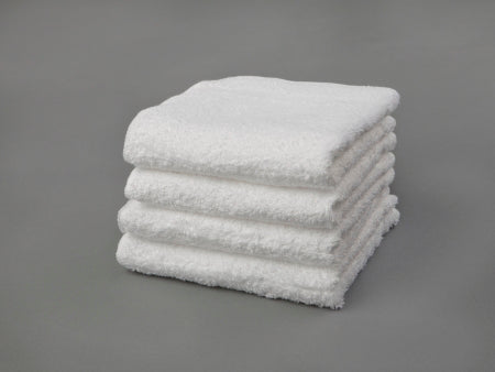 Standard Textile Washcloth 12 X 12 Inch White Reusable