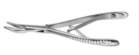 Miltex Rongeur Padgett Friedman Delicate Curved Tips Double Spring Plier Type Handle 3 mm Bite X 5-1/4 Inch Length - M-701173-1541 - Each