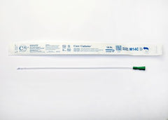 Cure Medical Urethral Catheter Cure Catheter™ Coude Tip Uncoated PVC 14 Fr. 16 Inch