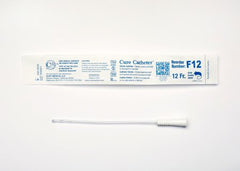 Cure Medical Urethral Catheter Cure Catheter™ Straight Tip Uncoated PVC 12 Fr. 6 Inch