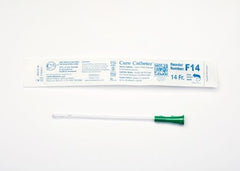 Cure Medical Urethral Catheter Cure Catheter™ Straight Tip Uncoated PVC 14 Fr. 6 Inch