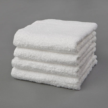 Standard Textile Washcloth 12 X 12 Inch White Reusable