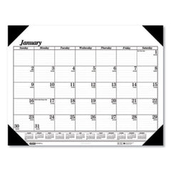 House of Doolittle™ Recycled Workstation-Size One-Color Monthly Desk Pad Calendar, 18.5 x 13, 2021