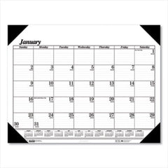 House of Doolittle™ Recycled One-Color Refillable Monthly Desk Pad Calendar, 22 x 17, 2021