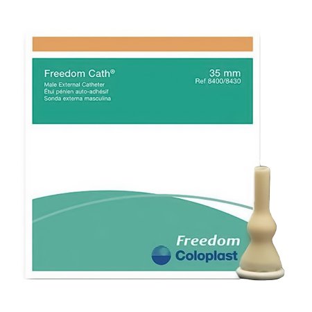 Coloplast Male External Catheter Freedom Cath® Self-Adhesive Seal Latex Large