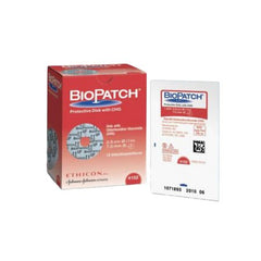 J & J Healthcare Systems IV Dressing Biopatch® 1 Inch Disk (2.5 cm) With 7.0 mm Center Hole Round