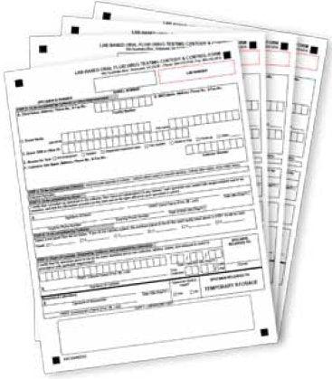 Abbott Rapid Dx North America LLC Urine 2 Part Result Form Photocopy Template 8.5 X 11 Inch