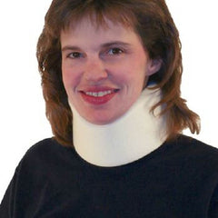 Patterson Medical Supply Cervical Collar Contoured / Medium Density Adult One Size Fits Most One-Piece 3-1/2 Inch Height 24 Inch Length