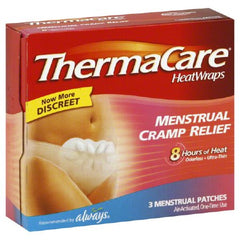 Glaxo Smith Kline Instant Hot Patch ThermaCare® HeatWraps Menstrual Pain Abdominal One Size Fits Most Nonwoven Material Cover Disposable