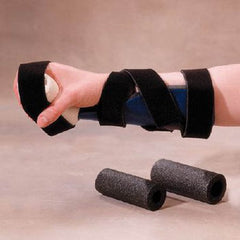 Patterson Medical Supply Progressive Hand Orthosis Roylan® Kwik-Form™ Economy Fabric / Foam Left or Right Hand Black / Blue Medium / Large
