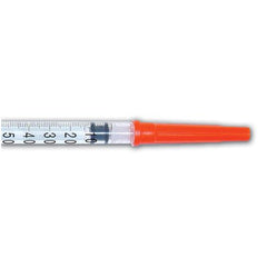 Duopross Meditech Insulin Syringe with Needle InsoSafe® 0.5 mL 29 Gauge 1/2 Inch Attached Needle Retractable Needle