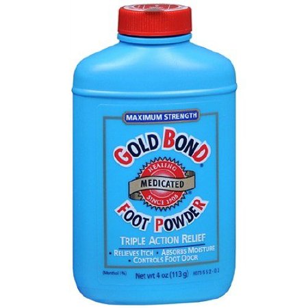 Chattem Inc Foot Powder Gold Bond® 4 oz. Menthol Scent Shaker Bottle Menthol / Zinc Oxide