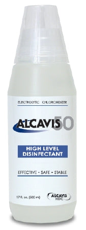 Angelini Pharma Inc High-Level Disinfectant Alcavis 50 RTU Liquid 500 mL Bottle Max 180 Day Use (Once Opened) - M-704121-1099 - Case of 12