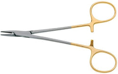 BR Surgical Needle Holder 5-1/8 Inch Length Straight Smooth Jaw Finger Ring Handle - M-704853-3029 - Each