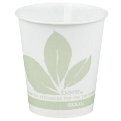 Solo Cup Drinking Cup Bare® Eco-Forward® 5 oz. Leaf Print Wax Coated Paper Disposable