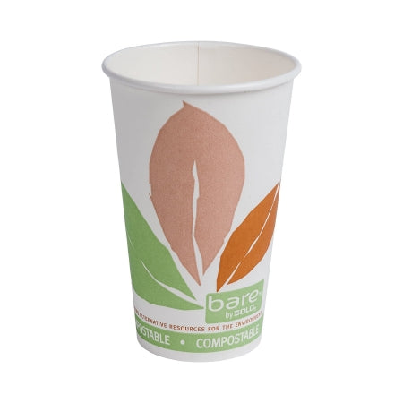 Solo Cup Drinking Cup Bare® Eco-Forward® 16 oz. Leaf Print Paper Disposable