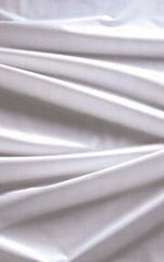 Standard Textile Bed Sheet Centima® Flat 81 W X 115 L Inch White Cotton 70% / Polyester 30% Reusable