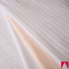 Standard Textile Bed Sheet ComforTwill™ Flat 66 X 120 Inch Bone Cotton 70% / Polyester 30% Reusable