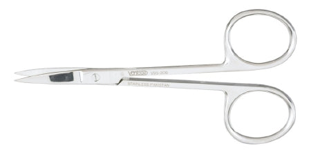 Miltex Iris Scissors Vantage® 4-1/8 Inch Length Office Grade Stainless Steel Curved Blade Sharp Tip / Sharp Tip - M-705222-2066 - Each