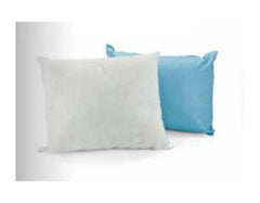 Care Line Bed Pillow Medium 18 X 24 Inch Blue Reusable