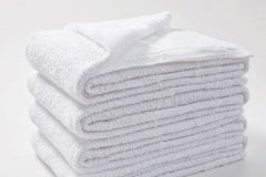 Standard Textile Bath Towel PerVal 21 X 42 Inch Cotton 90% / Polyester 10% White Reusable