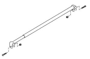 Graham-Field Wheelchair Bar For 16 To 24 Inch Wide Wheelchair