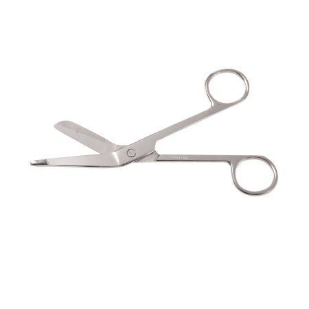 Mabis Healthcare Bandage Scissors Precision™ Lister 5-1/2 Inch Length Stainless Steel Finger Ring Handle Angled Blunt Tip / Blunt Tip - M-706116-3707 - Each