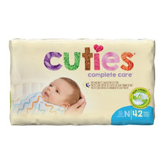 First Quality Unisex Baby Diaper Cuties® Newborn Disposable Heavy Absorbency - M-706277-2210 - Case of 4