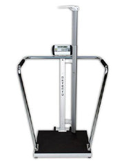 Detecto Scale Bariatric Floor Scale ProMed® Digital LCD Display 800 lbs. Capacity Black AC Adapter / Battery Operated