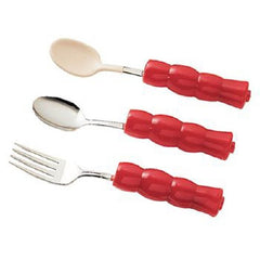 Patterson Medical Supply Youth Teaspoon Adjustable Red Stainless Steel