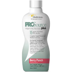 Medtrition/National Nutrition Protein Supplement ProSource Plus™ Berry Punch Flavor 32 oz. Bottle Ready to Use