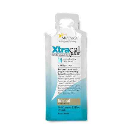 Medtrition/National Nutrition High Calorie Supplement XtraCal™ Plus Unflavored 1 oz. Individual Packet Concentrate