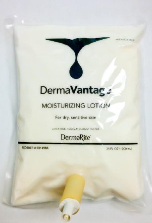 DermaRite Industries Hand and Body Moisturizer DermaVantage® 1,000 mL Dispenser Refill Bag Scented Lotion