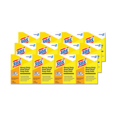 S.O.S.® Steel Wool Soap Pad, 15 Pads/Box, 12 Boxes/Carton