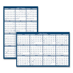 House of Doolittle™ Recycled Poster Style Reversible/Erasable Yearly Wall Calendar, 24 x 37, 2021