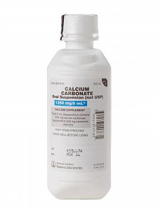 Pharmaceutical Associates Joint Health Supplement Calcium Carbonate 1250 mg / 5 mL Strength Oral Suspension 5 mL Unit Dose Bubble Gum Flavor