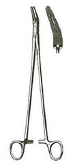 Needle Holder 10-1/2 Inch Length Angled Jaw