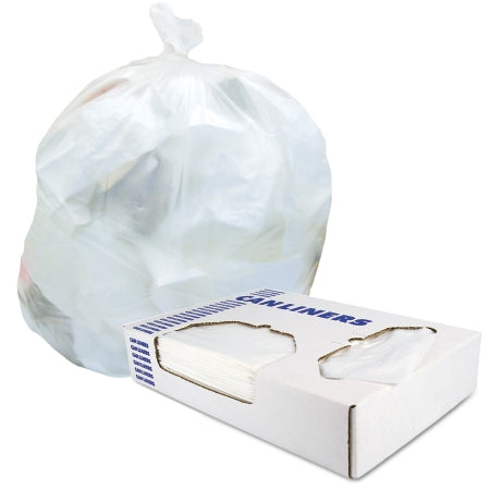 Lagasse Trash Bag Heritage 30 gal. White LLDPE 0.90 Mil. 30 X 36 Inch Star Seal Bottom Flat Pack - M-707414-4344 - Case of 200