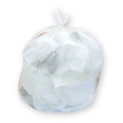 RJ Schinner Co Trash Bag Heritage 33 gal. White LLDPE 0.90 Mil. 33 X 39 Inch Star Seal Bottom Flat Pack - M-707530-4023 - Case of 150