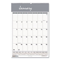 House of Doolittle™ Recycled Bar Harbor Wirebound Monthly Wall Calendar, 15.5 x 22, 2021