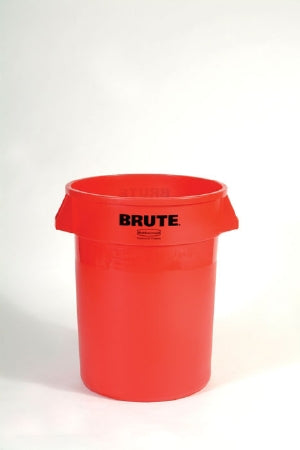 Lagasse Trash Can Rubbermaid® Brute® 32 gal. Round Red Plastic Open Top - M-709585-1108 - Each
