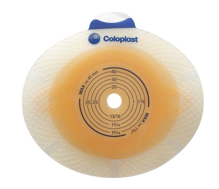 Coloplast Ostomy Barrier SenSura® Trim To Fit, Standard Wear Double Layer Adhesive 50 mm Flange Red Code System 3/4 to 1-1/4 Inch Opening