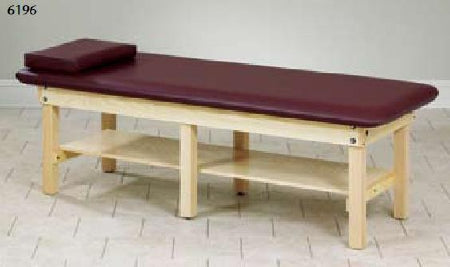 Clinton Industries Bariatric H-Brace Treatment Table Bariatric Low Series Fixed Height 600 lbs. Weight Capacity